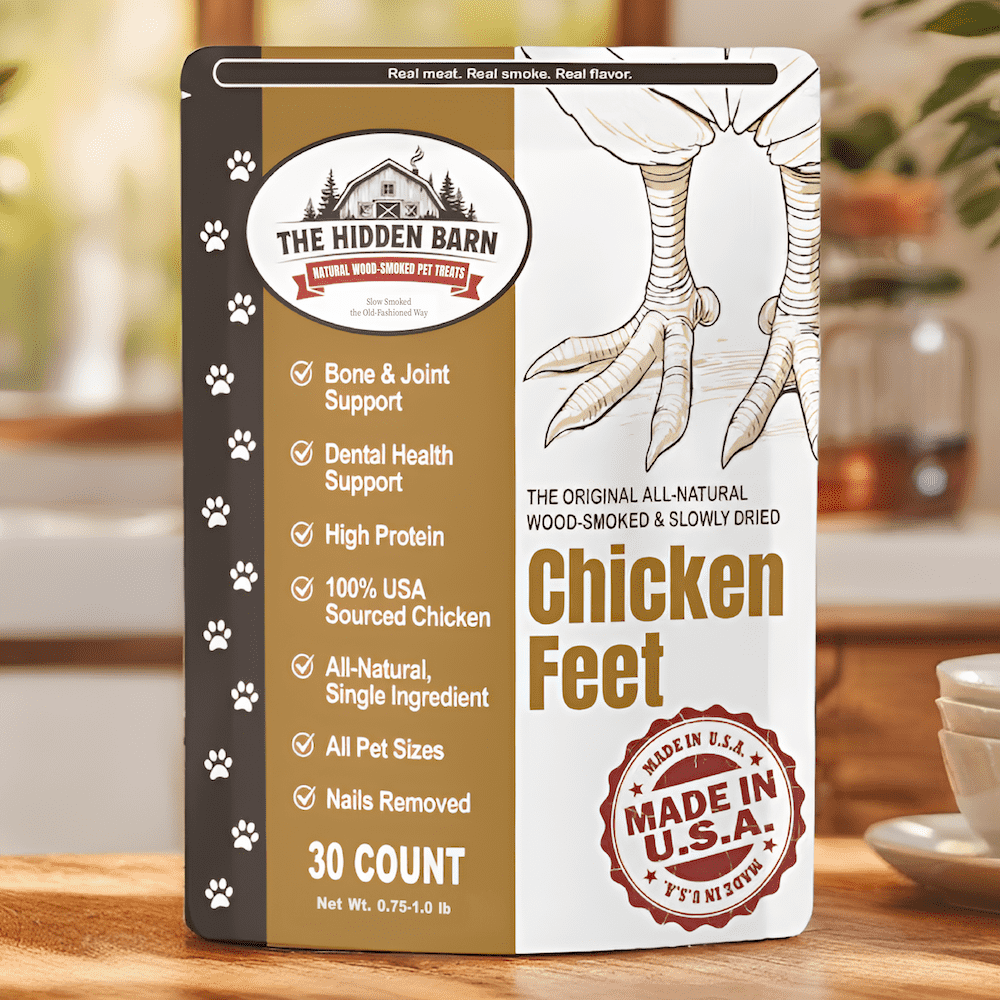 All-Natural Wood-Smoked & Slowly Dried Smoked Chicken Feet