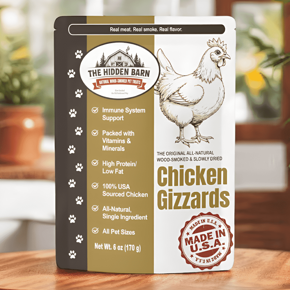 All-Natural Wood-Smoked & Slowly Dried Smoked Chicken Gizzards