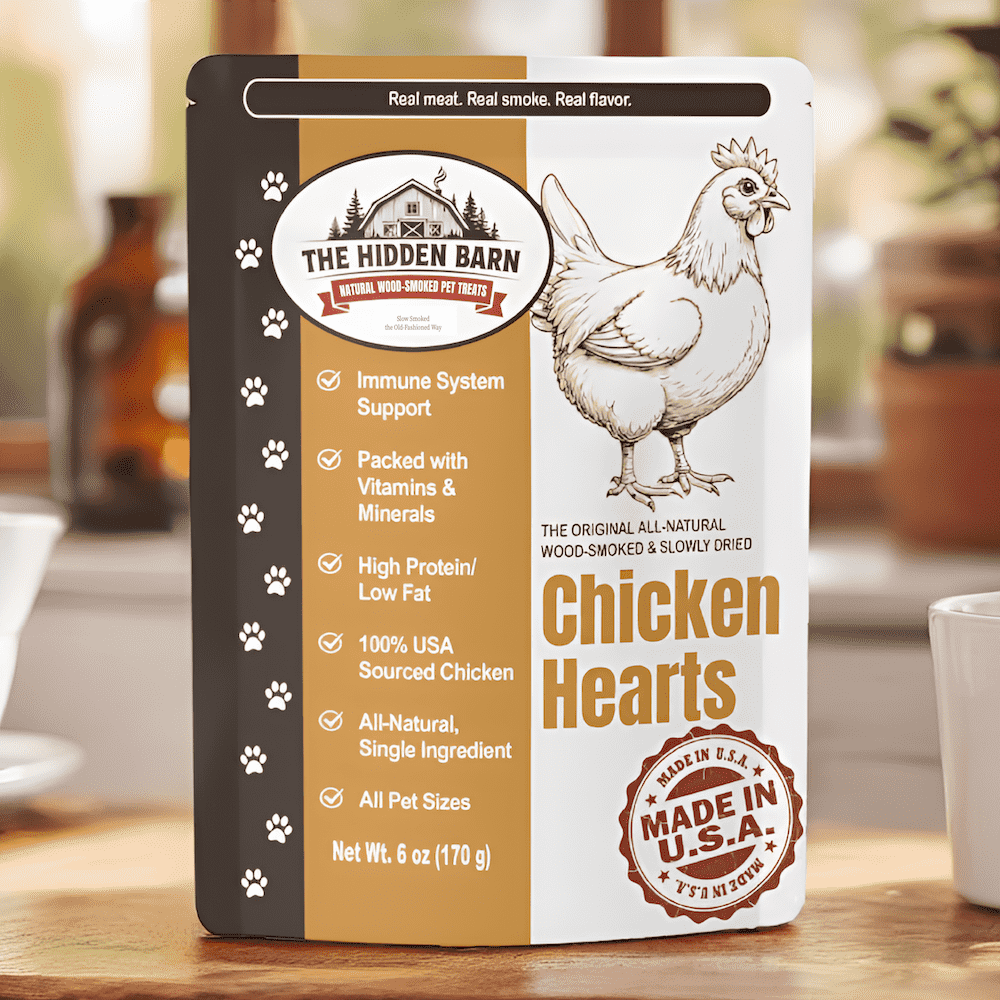 All-Natural Wood-Smoked & Slowly Dried Smoked Chicken Hearts